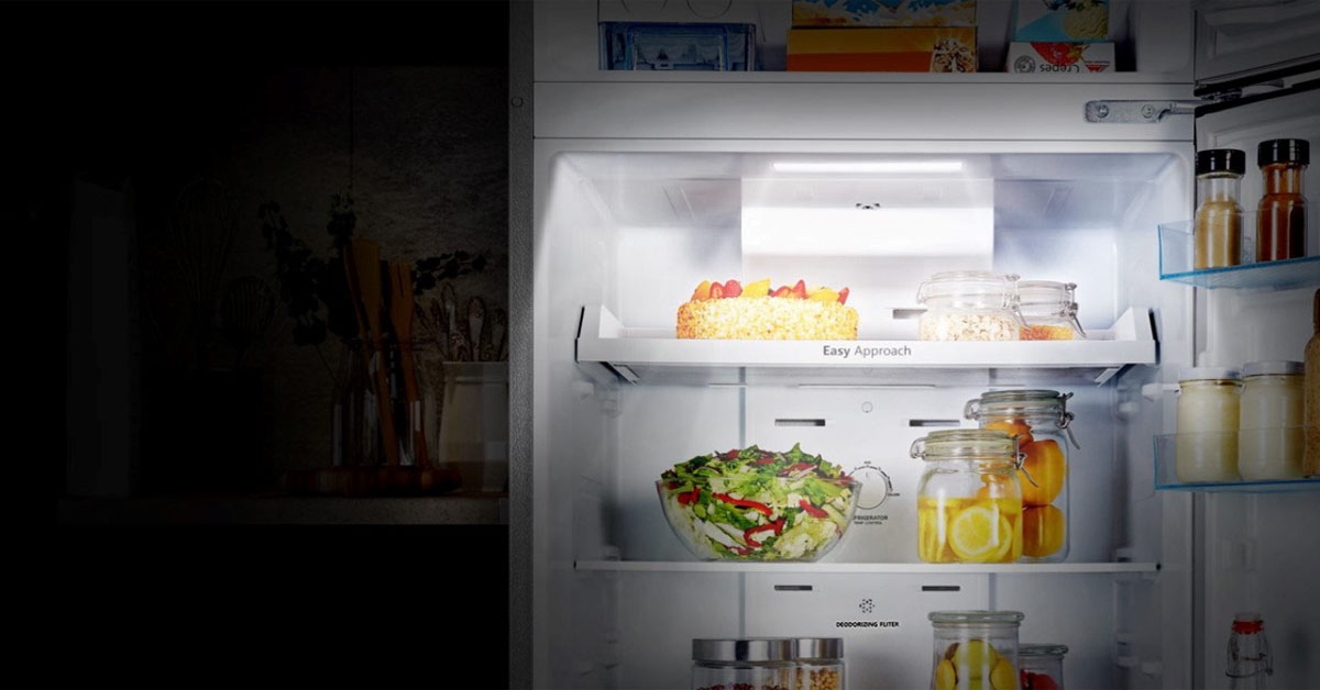 4. Sở hữu hệ thống làm lạnh đa chiều giúp tủ lạnh thông minh làm lạnh mọi ngóc ngách 