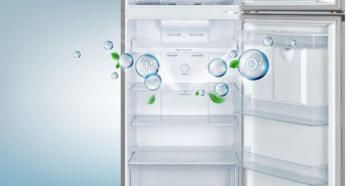 3. Tủ lạnh Casper RT-230PB sở hữu bộ lọc than hoạt tính giúp khử mọi loại mùi hôi