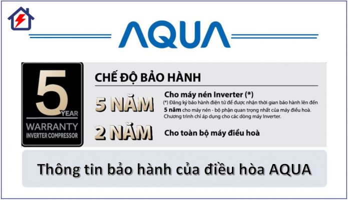 Những thông tin bảo hành của điều hòa Aqua