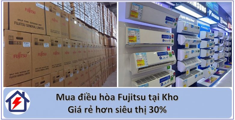 3. Điều hòa Fujitsu giá rẻ nhất mua tại Kho điện máy online