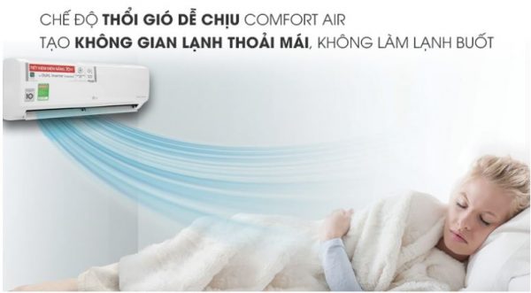 5. Chế độ thổi gió nhẹ nhàng Comfort Air tạo cảm giác dễ chịu