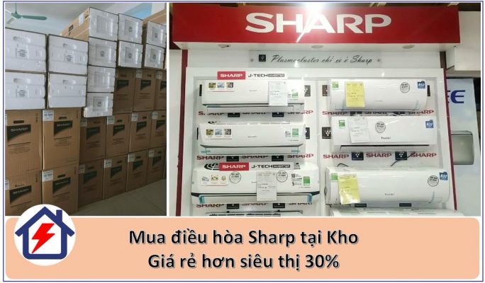 3. Điều hòa Sharp giá tốt mua tại Kho điện máy online