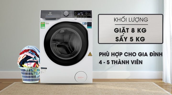 6. Dòng máy giặt quần áo 8 kg phù hợp với đối tượng khách hàng nào?
