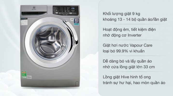 8. Ưu và nhược điểm của máy giặt 9 kg