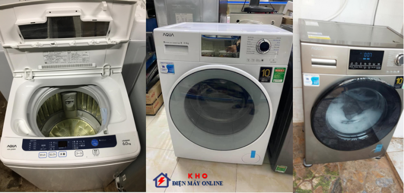 7. Hình ảnh lắp đặt máy giặt Aqua thực tế