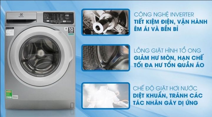 6. Công nghệ Inverter trên máy giặt mang lại nhiều ưu điểm