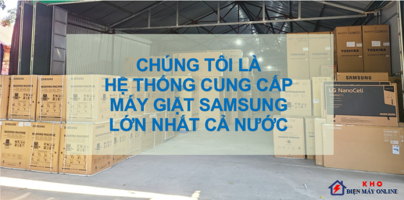 1. Tại sao nên mua Máy giặt Samsung 9kg AI Inverter WW90TP44DSH/SV tại Kho Điện Máy Online