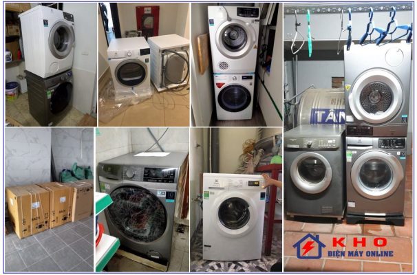 7. Hình ảnh giao máy giặt sấy Electrolux cho khách hàng - Kho điện máy online