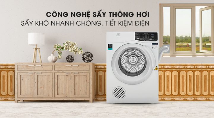 8. Những dòng máy sấy Electrolux phổ biến nhất