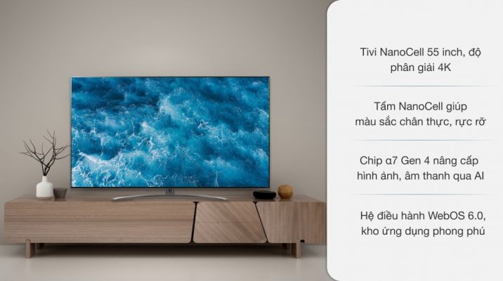  Smart Tivi LG 55 Inch 4K NanoCell 55NANO86TPA