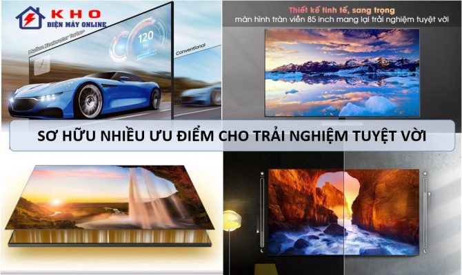 2. Những ưu và nhược điểm nổi bật của dòng TV Samsung 85 in 4K