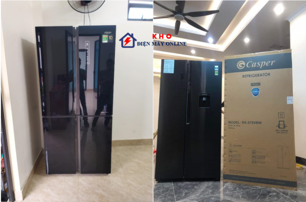 Hình ảnh lắp đặt thực tế tủ lạnh của Kho điện máy Online