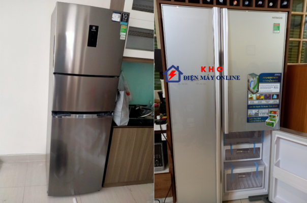 Hình ảnh lắp đặt thực tế tủ lạnh của Kho điện máy Online