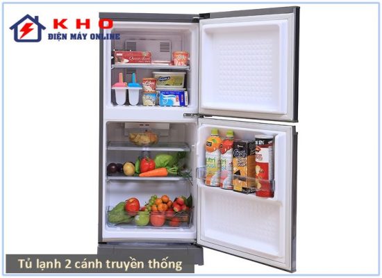 Tủ lạnh 2 cửa có kích thước bao nhiêu?