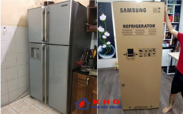 9. Một số hình ảnh thực tế lắp đặt tủ lạnh 4 cửa tại các hộ gia đình