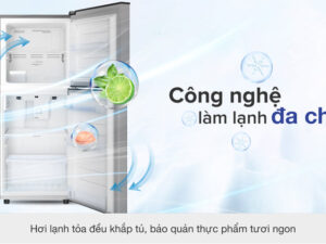 3. Tủ lạnh Casper 200lit RT-215VS sở hữu công nghệ làm lạnh đa chiều hiện đại