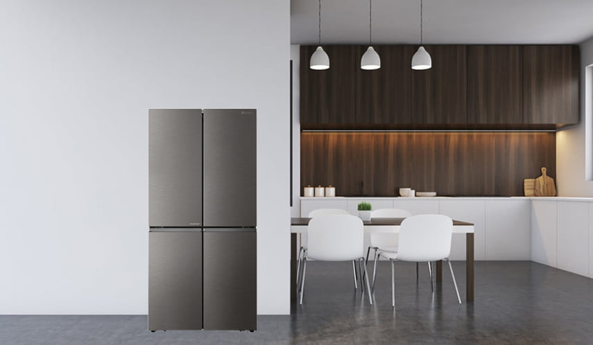 1. Thiết kế tính tế phù hợp với nhiều không gian của tủ lạnh Casper 462 lít RM-522VT