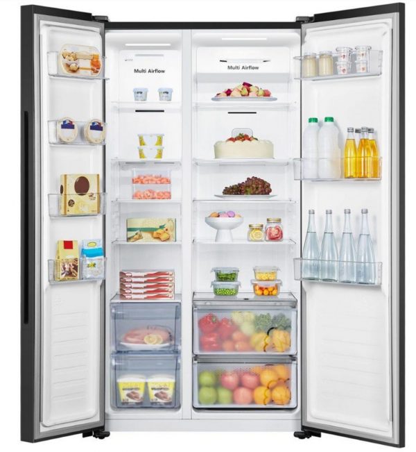 5. Tủ lạnh Casper inverter side by side dung tích 552 lít lớn phù hợp cho gia đình 4-6 thành viên