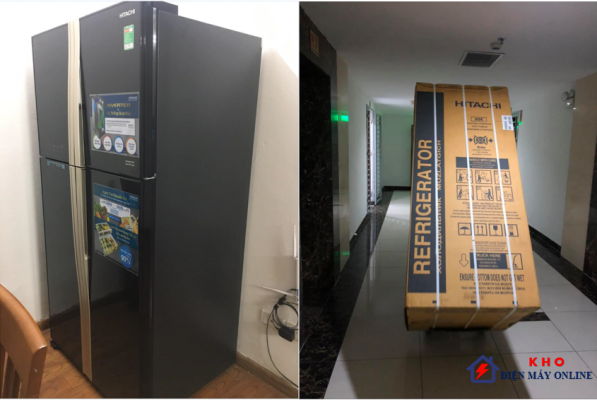 Kho điện máy Online lắp đặt tủ lạnh cho khách hàng