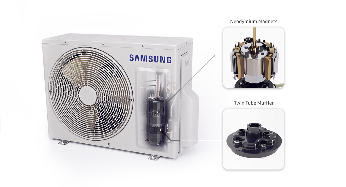 2. Máy lạnh Samsung sở hữu công nghệ Digital Inverter Boost duy trì nhiệt độ ổn định