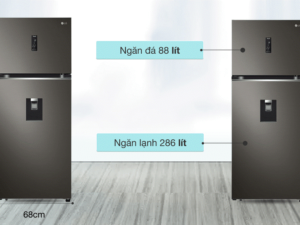 3. Sở hữu dung tích 374 lit, tủ lạnh LG GN-D372BLA phù hợp với gia đình 3-4 người