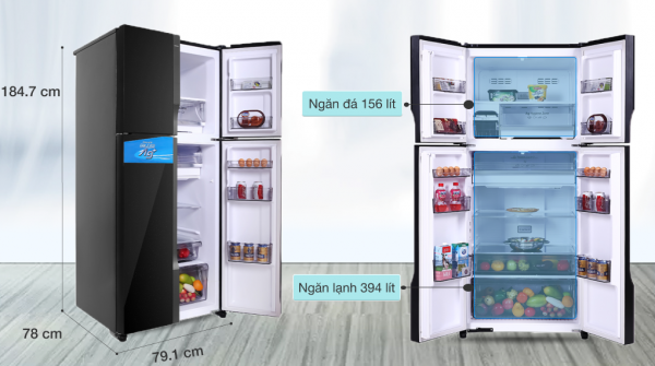 Tủ lạnh Panasonic Inverter 550 lít NR-DZ601VGKV | Điện Máy Văn Chiến
