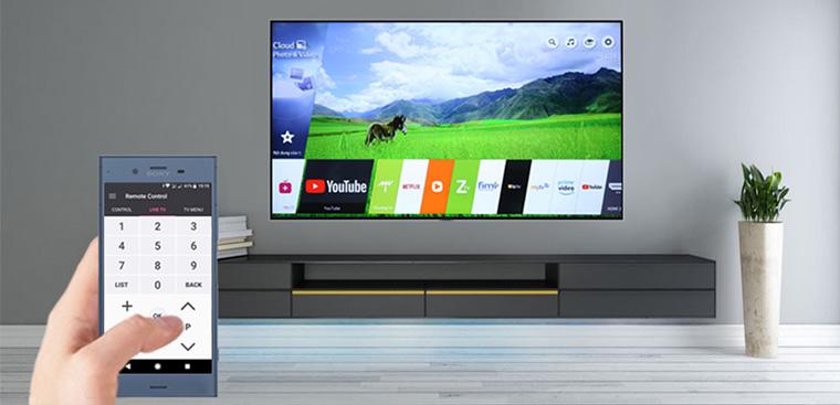 Ứng dụng LG TV Plus trên Smartphone điều khiển tivi không cần remote
