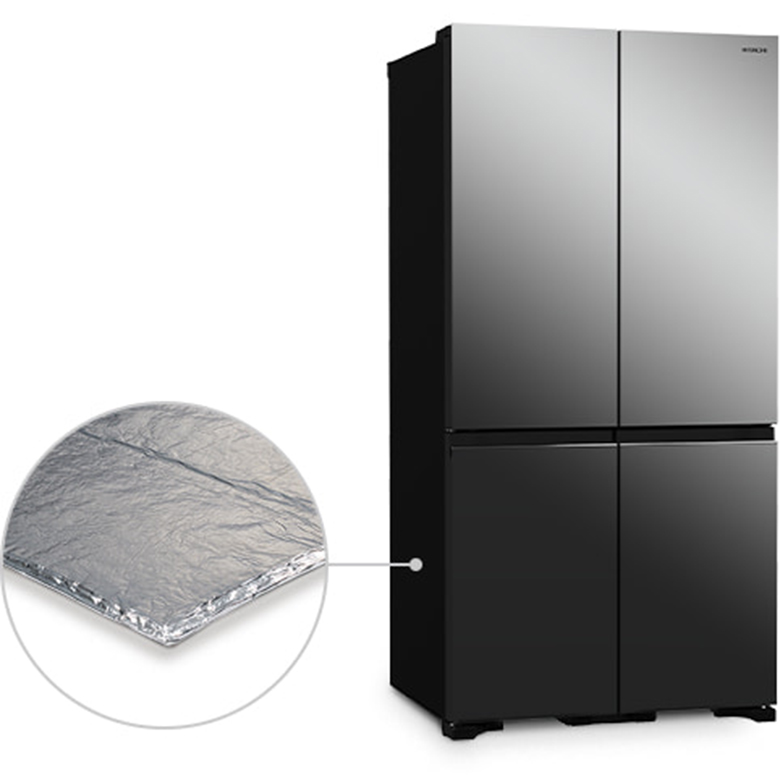 Tủ lạnh Hitachi R-WB640VGV0X MGW với tấm cách nhiệt chân không VIP