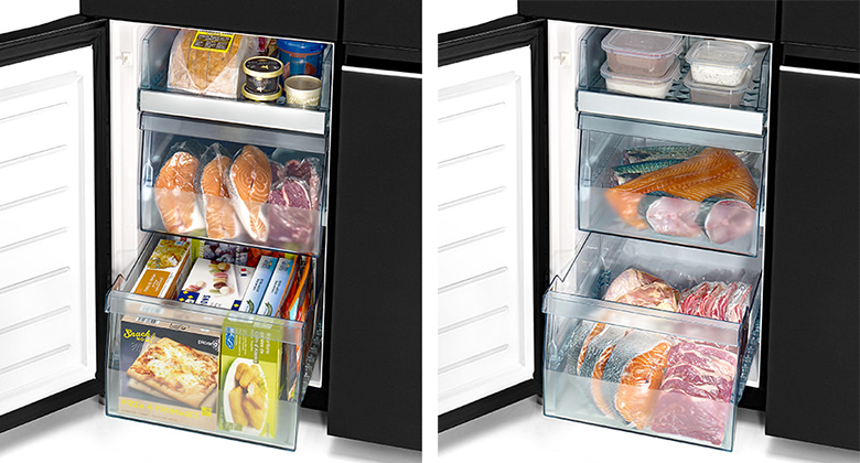 Dòng tủ lạnh thông minh, chuyển đổi đa năng, lưu trữ linh hoạt