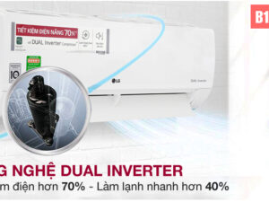 3. Công nghệ máy nén Dual Inverter giúp tiết kiệm năng lượng hiệu quả