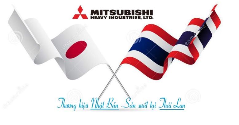 1. Mitsubishi Electric thương hiệu hàng đầu Nhật Bản, sản xuất tại Thái Lan