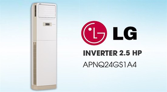 1. Điều hòa cây LG APNQ24GS1A4 Inverter 2.5 HP 1 chiều