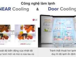 8. Hiện đại hơn với công nghệ LINEAR Cooling kết hợp Door Cooling