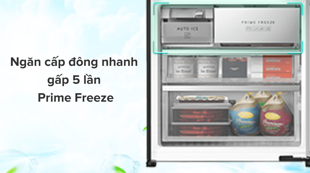 5. Ngăn cấp đông Prime Freeze làm lạnh nhanh cấp tốc