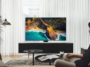 1. Tivi Samsung QA75QN85B cho trải nghiệm hình ảnh hoàn ảo với thiết kế tinh xảo, màn hình siêu mỏng
