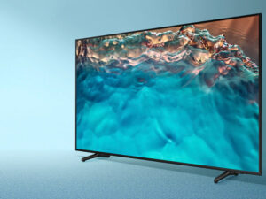1. Tivi Samsung 4K UA75BU8000 ấn tượng với màn hình tràn viền, mang đến trải nghiệm hình ảnh hoàn hảo nhất