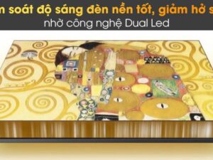 6. Ti vi Samsung QLED QA75LS03B kiểm soát độ sáng đèn nèn tốt, giảm hở sáng