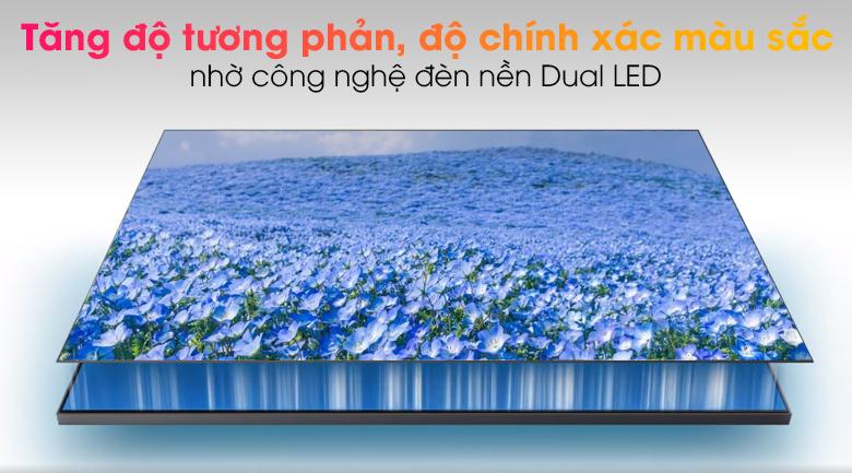 Công nghệ Dual LED điều chỉnh tông màu theo nội dung