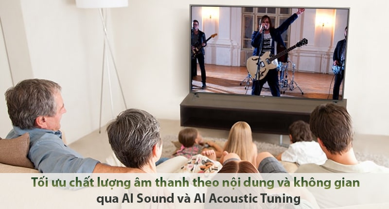 Giúp tối ưu âm thanh qua trí tuệ nhân tạo AL Sound và Al Acoustic Tuning