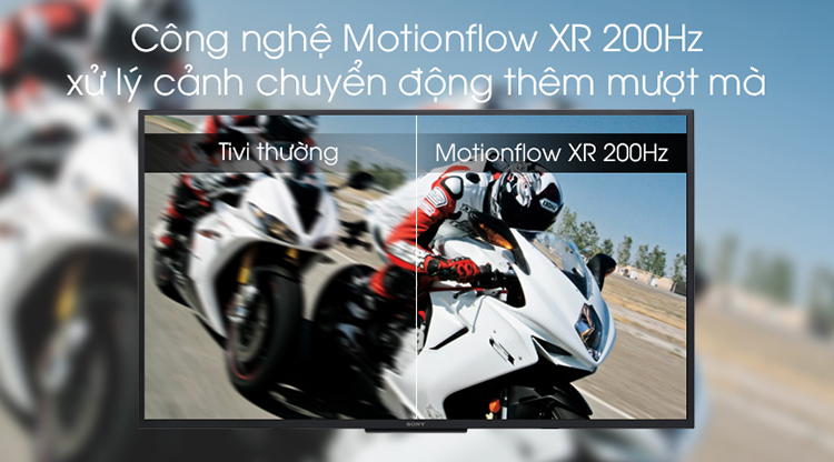 3. KD-55X75K sở hữu công nghệ Motionflow™ XR mang đến mọi chuyển động mượt mà