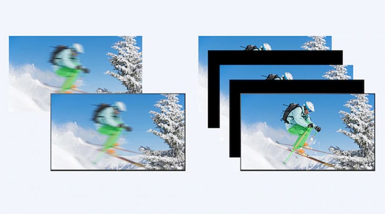 6. Sở hữu công nghệ MotionFlow XR 800 mang lại hình ảnh với những chuyển động mượt mà rõ nét đến từng chi tiết