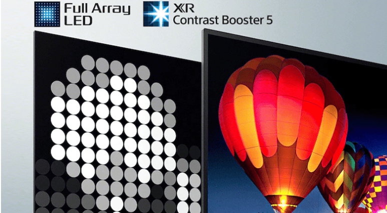 7. Tivi XR55X90J sở hữu công nghệ Full Array LED, XR Contrast Booster x5 giúp nhận rõ độ tương phản hiệu quả