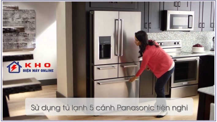 Bạn có thể yên tâm sử dụng tủ lạnh 5 cánh Panasonic để bảo quản thực phẩm trong thời gian dài