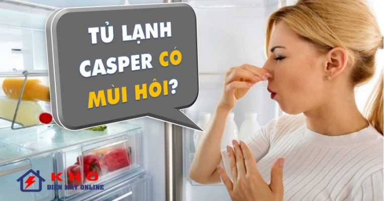 Tủ lạnh Casper có mùi hôi