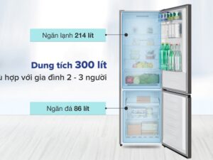 1. Thiết kế hiện đại và sang trọng của tủ lạnh Casper RB-320VT