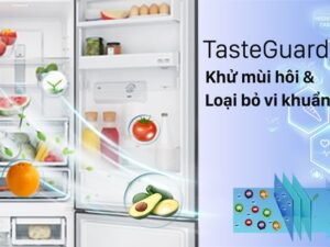 4. Tủ lạnh EBB3702K-H sở hữu công nghệ diệt khuẩn hiện đại Tasteguard