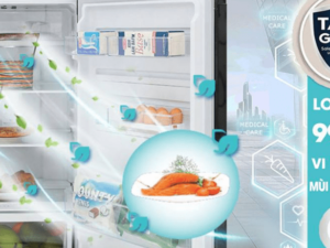 8. Tủ lạnh ETB3440K-A giá rẻ khử mùi hôi hiệu quả nhờ công nghệ TasteGuard