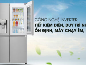 4. Tủ lạnh GR-B257WB sở hữu công nghệ Inverter giúp tiết kiệm 32% điện năng tiêu thụ