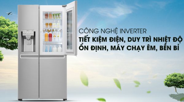 4. Tủ lạnh GR-B257WB sở hữu công nghệ Inverter giúp tiết kiệm 32% điện năng tiêu thụ