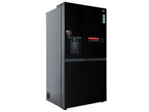 1. Tủ lạnh LG GR-D257WB có thiết kế hiện đại với màu đen sang trọng